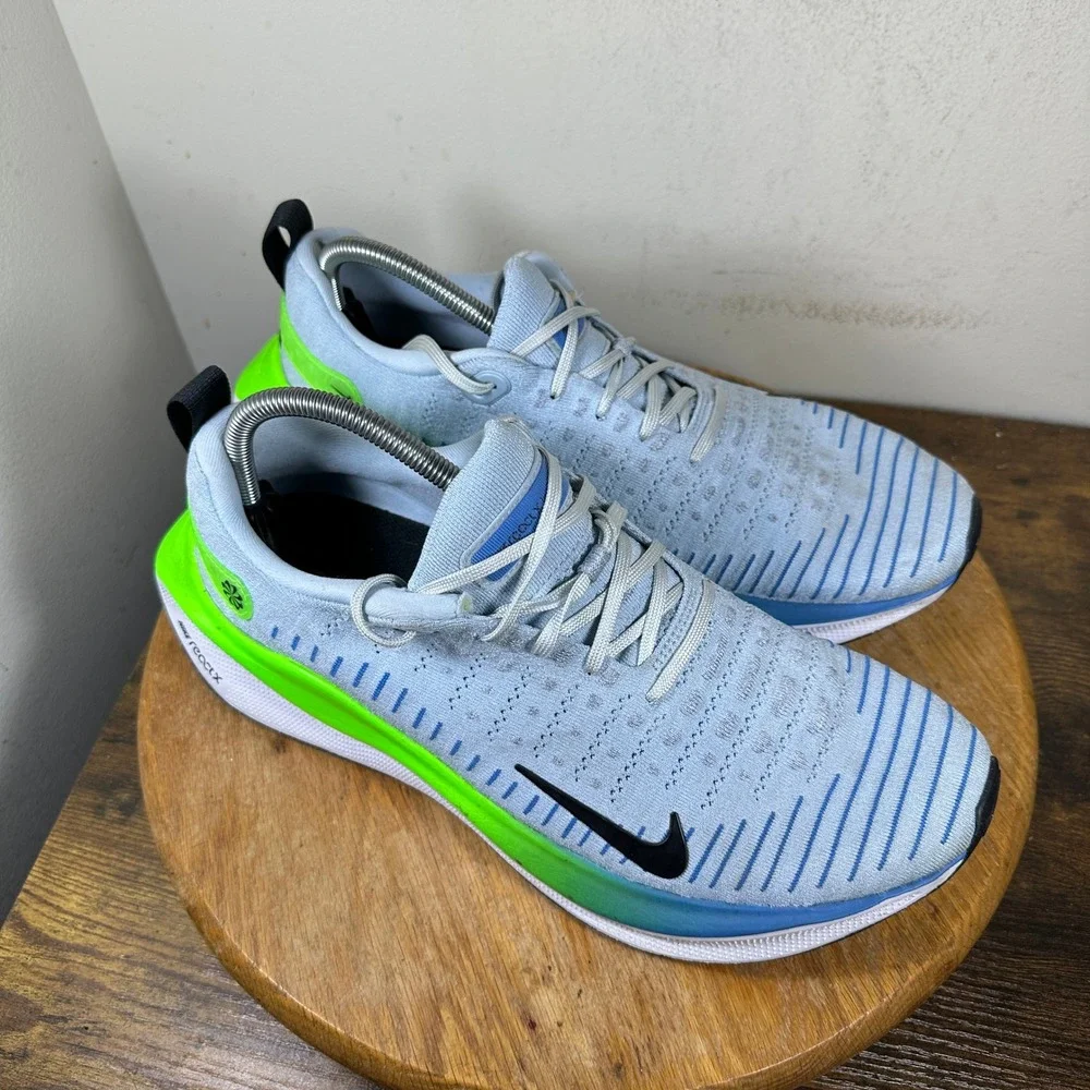 Nike ReactX Infinity Run 4 Mens Running Shoes Blue Green DR2665-402 Size 12